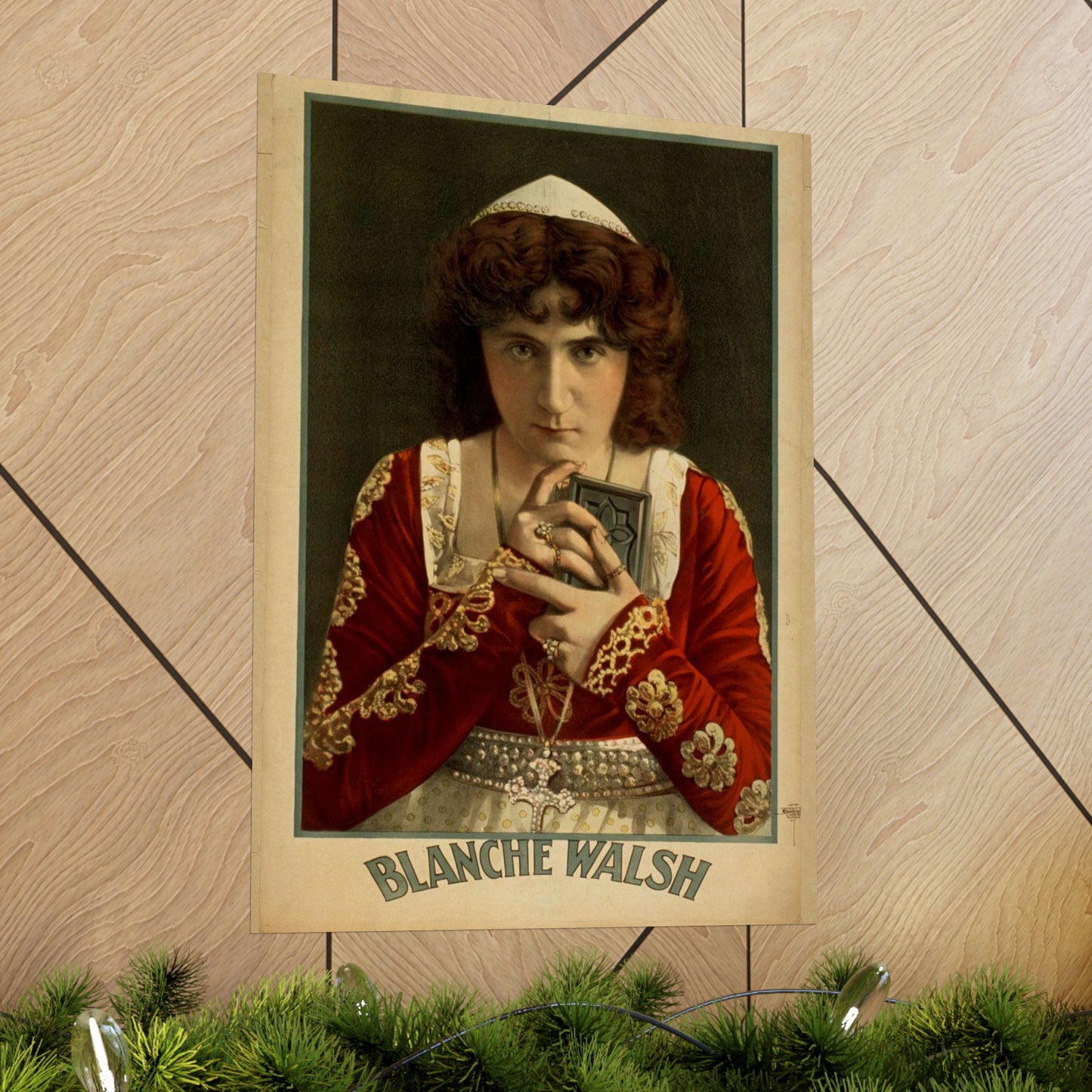 Blanche Walsh, American vaudeville and popular entertainment 1870 1920 High Quality Matte Wall Art Poster for Home, Office, Classroom