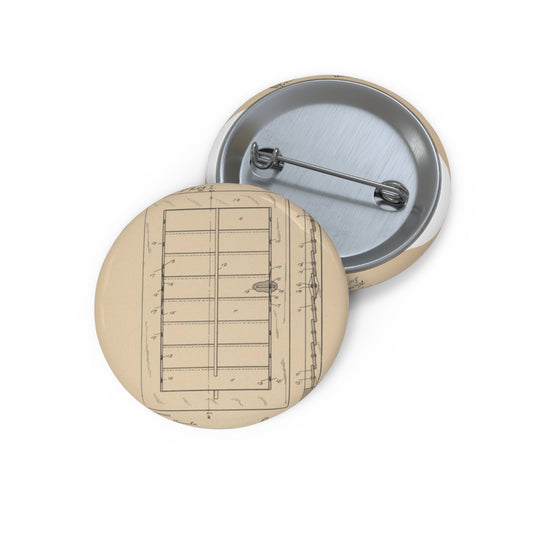 Patent Drawing of Engine - for a Window Blind Public domain  image Pin Buttons with Crisp Design