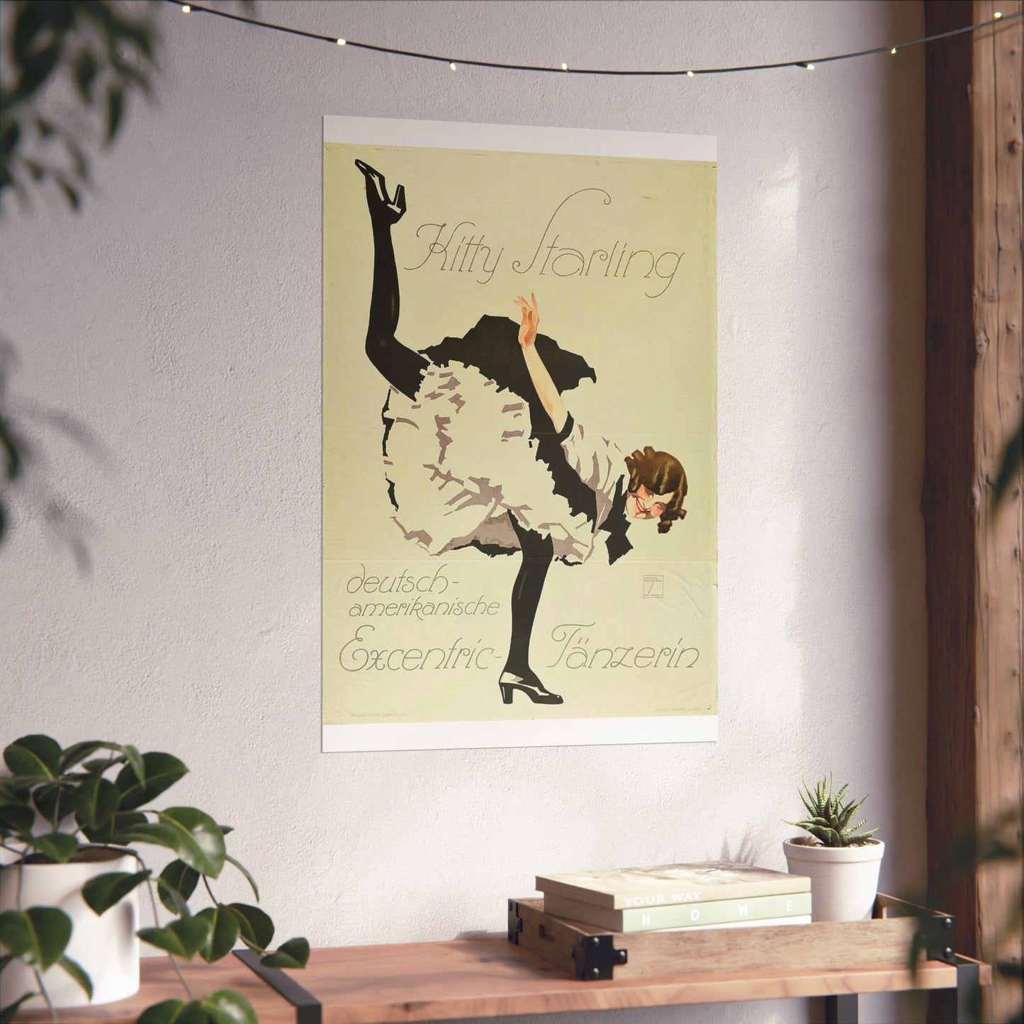 Kitty Starling - deutsch-amerikanische Excentric-Tänzerin, 1914 High Quality Matte Wall Art Poster for Home, Office, Classroom