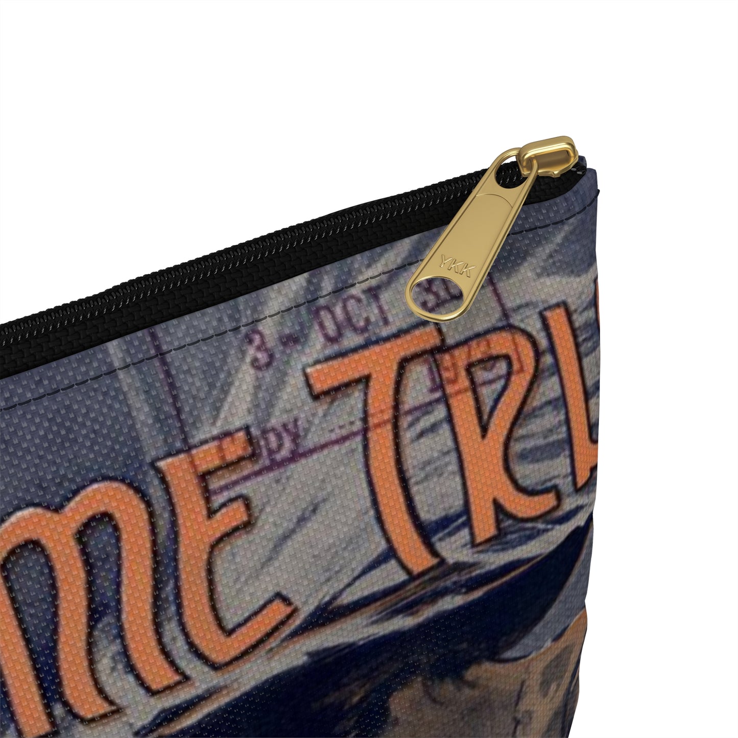 When dreams come true - Public domain American sheet music Large Organizer Pouch with Black Zipper