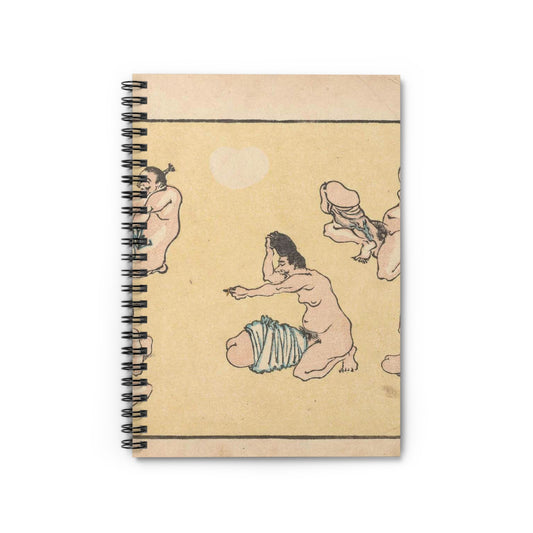 Verbonden penis, Kawanabe Kyosai Spiral Bound Ruled Notebook with Printed Cover