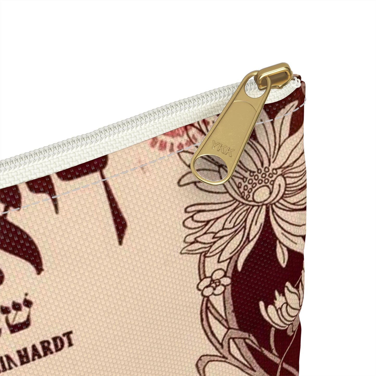 Die mechuteneste and Zu di serbator, Yiddish-American song Large Organizer Pouch with Black Zipper