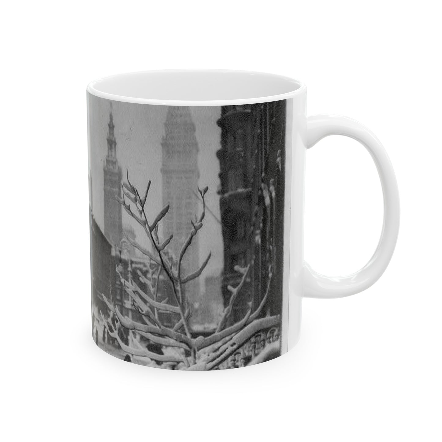 Alfred Stieglitz - Two towers--New York Beautiful Novelty Ceramic Coffee Mug 11oz