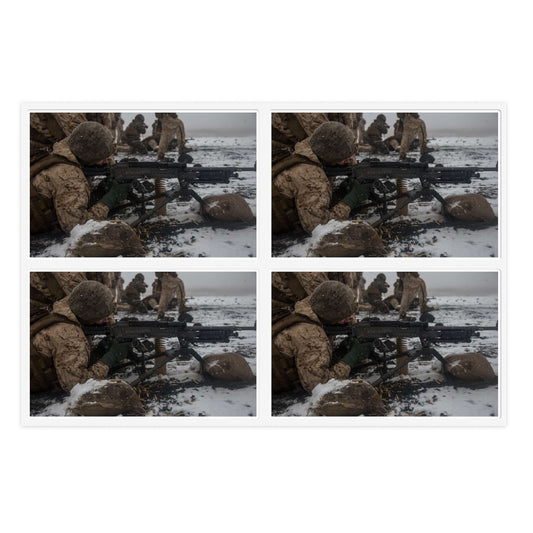 U.S. Marine Corps Lance Cpl. Jimmy Medders, a machine Laminated UV Protective Vinyl Stickers