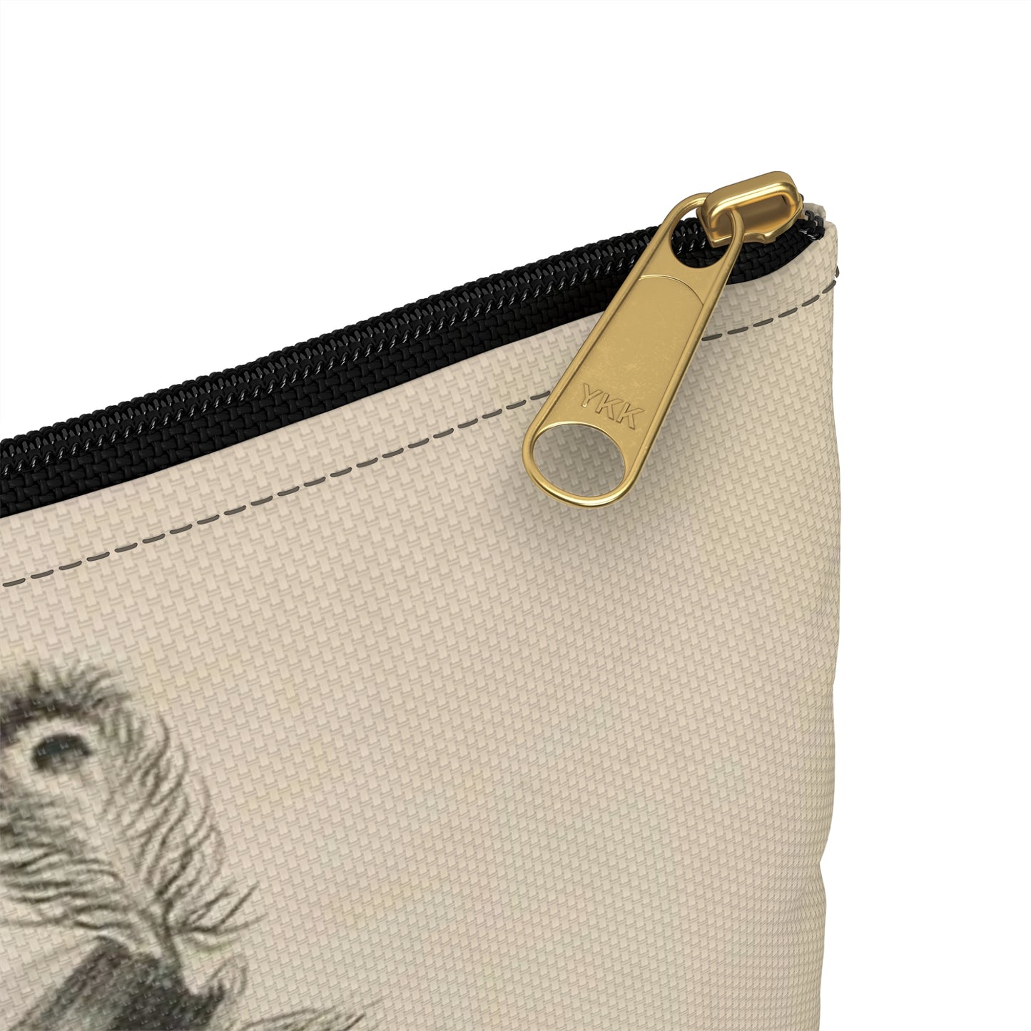 The aesthetic craze - Print, Library of Congress collection Large Organizer Pouch with Black Zipper