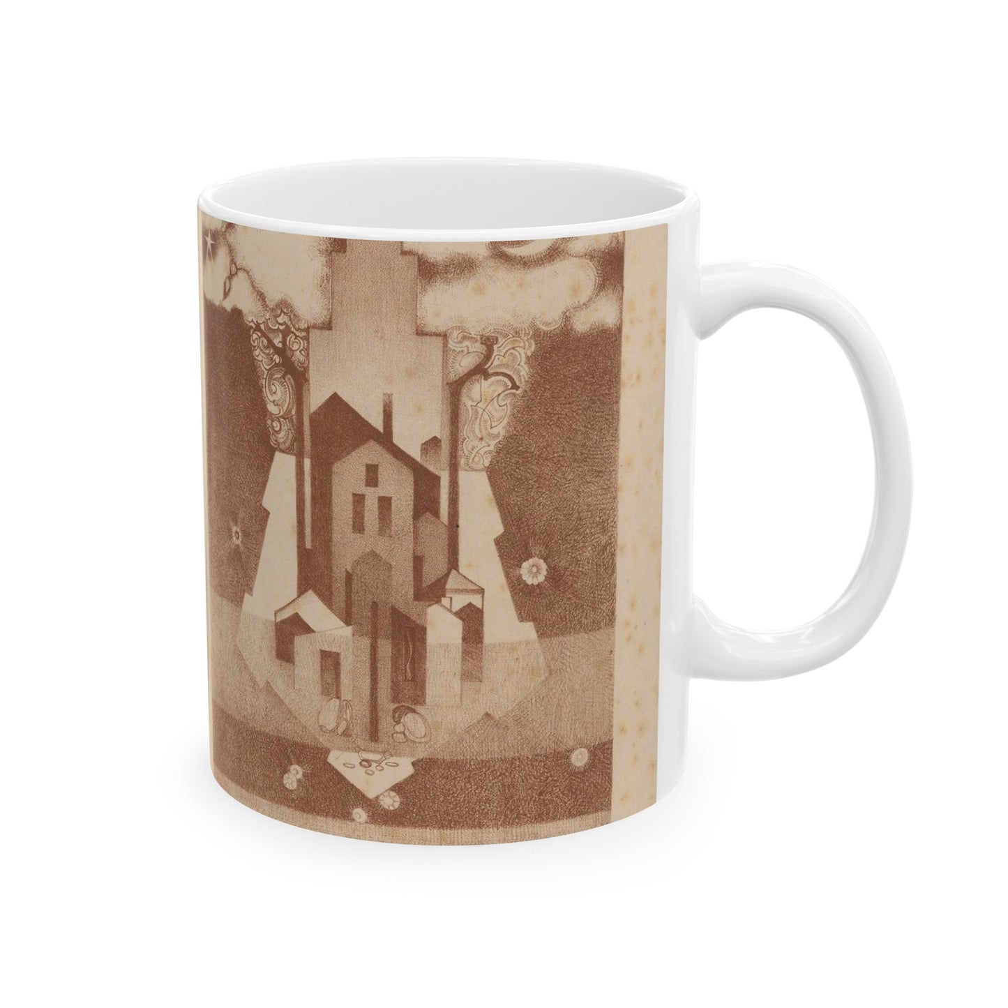 Jac Jongert - Decoratief ontwerp voor een fabriek Beautiful Novelty Ceramic Coffee Mug 11oz