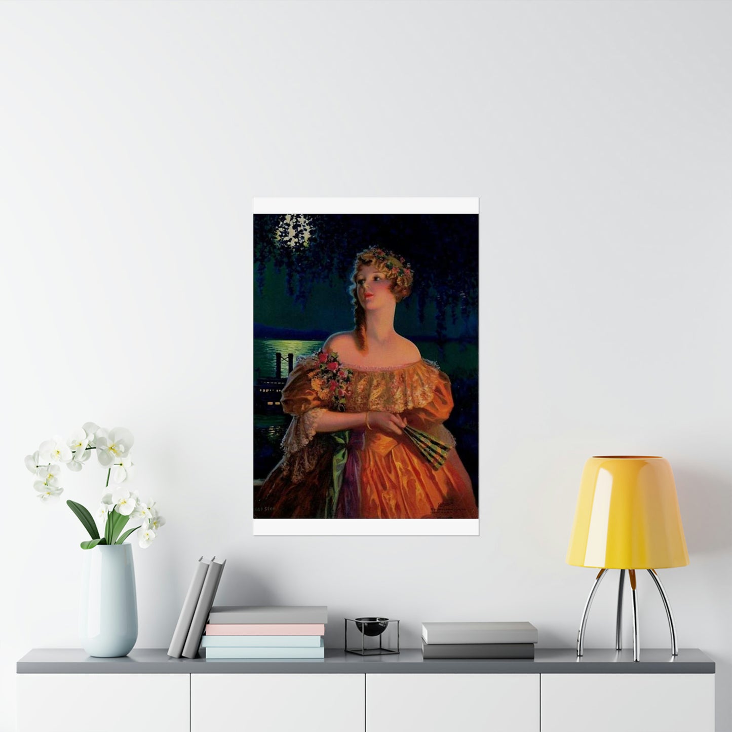 "Dixie", print of painting by Edward Mason Eggleston, 1929 High Quality Matte Wall Art Poster for Home, Office, Classroom