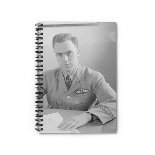 Unidentified Man, about 1940-1944 Spiral Bound Ruled Notebook with Printed Cover