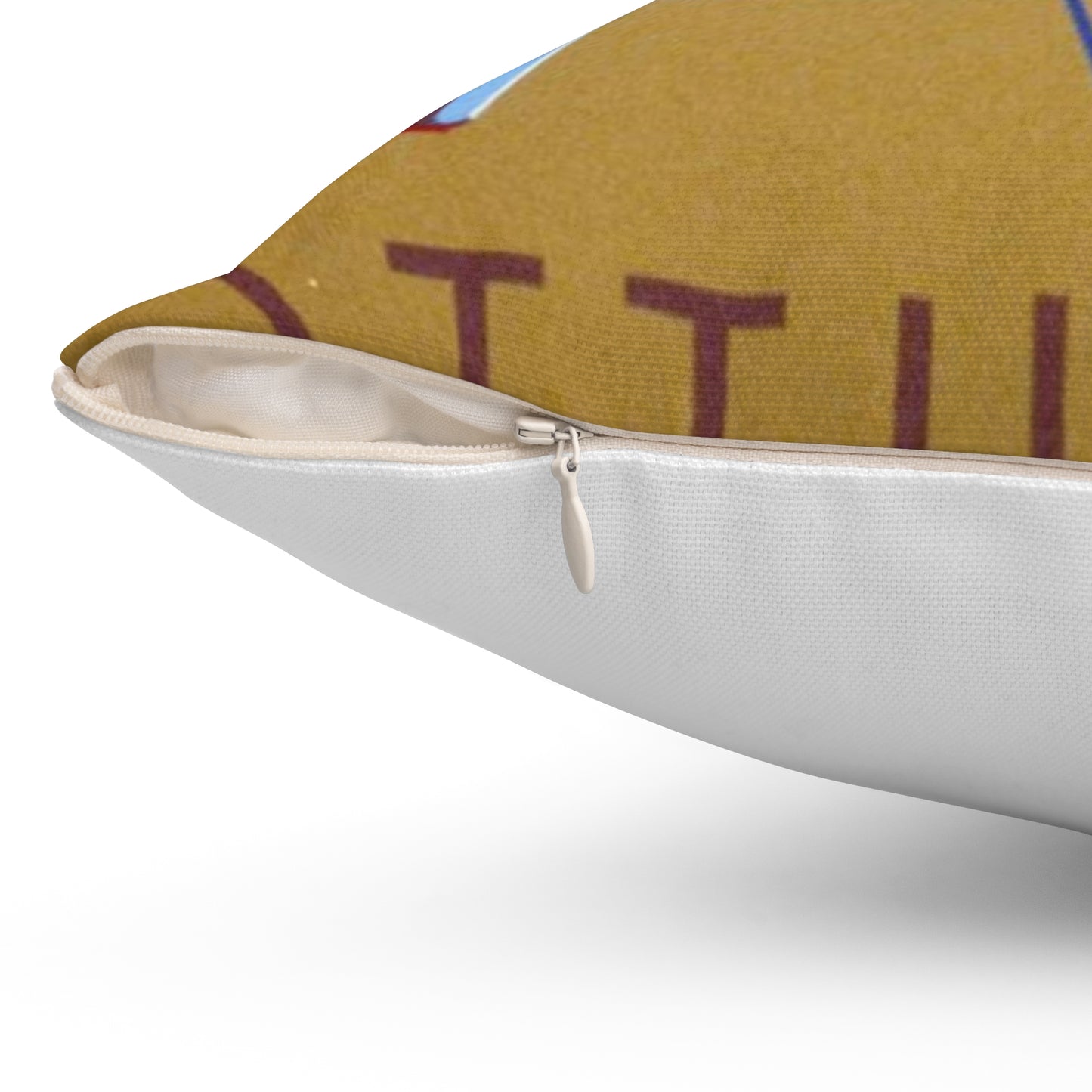 Opening Ottumwa Art Center, 122 E 3rd St. Saturday June 17 Decorative Accent Square Pillow