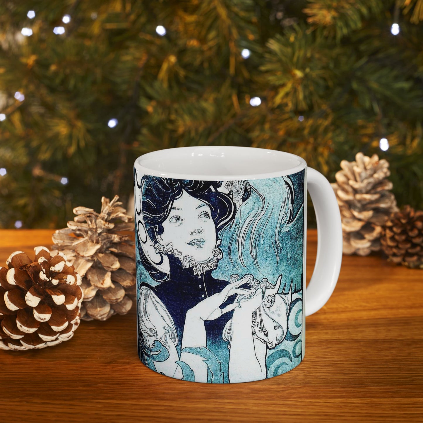 Cocorico 1 du 31 décembre 1898 - Alfons Mucha Beautiful Novelty Ceramic Coffee Mug 11oz