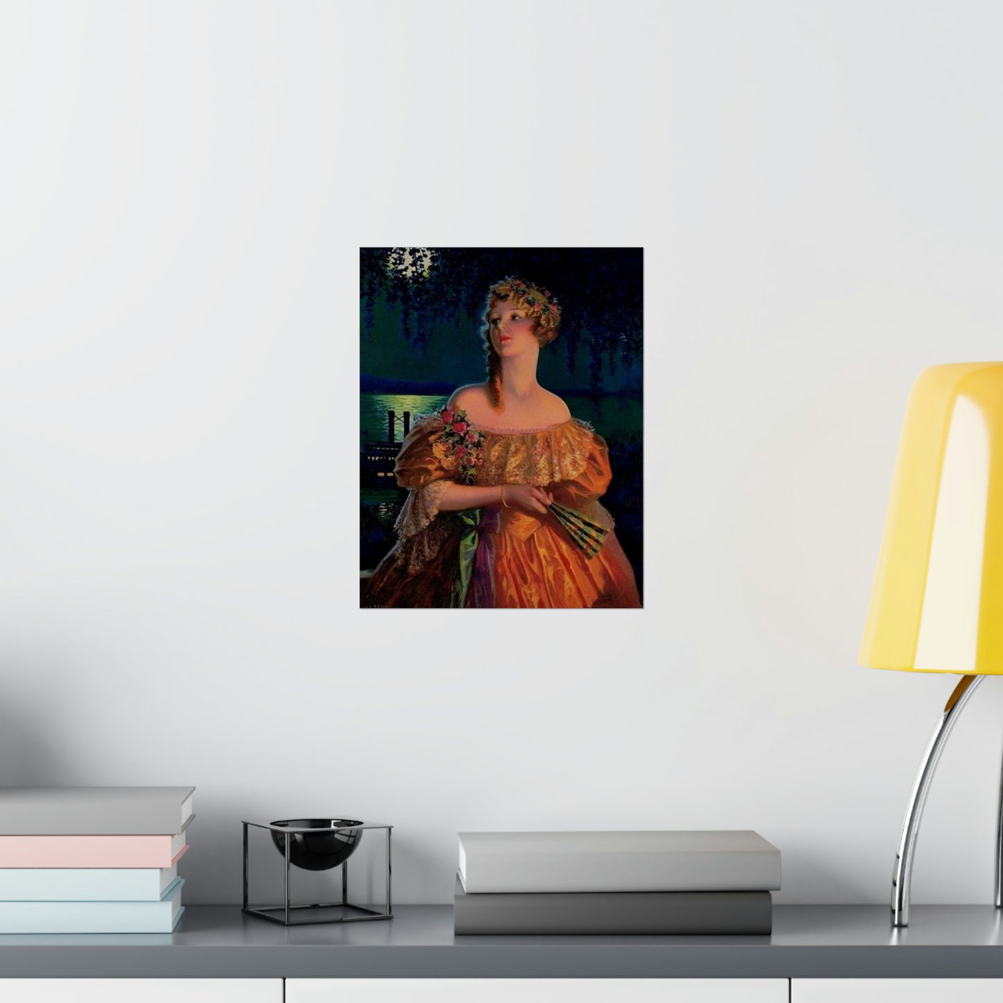 "Dixie", print of painting by Edward Mason Eggleston, 1929 High Quality Matte Wall Art Poster for Home, Office, Classroom