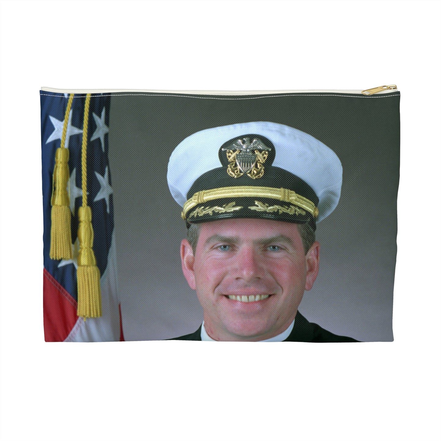 Commander Theodore J. Hoffman, USN Large Organizer Pouch with Black Zipper