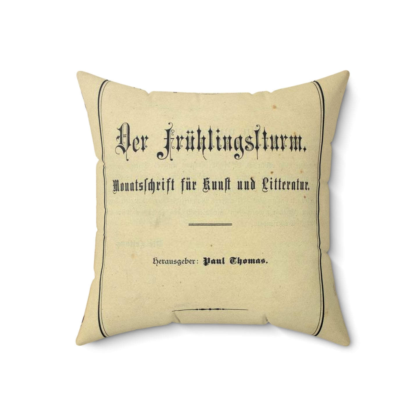 Fruhlingssturm 2 Decorative Accent Square Pillow