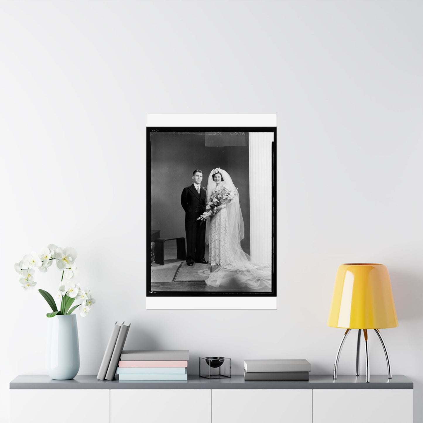 Atkins-Plummer wedding: the bride and groom High Quality Matte Wall Art Poster for Home, Office, Classroom