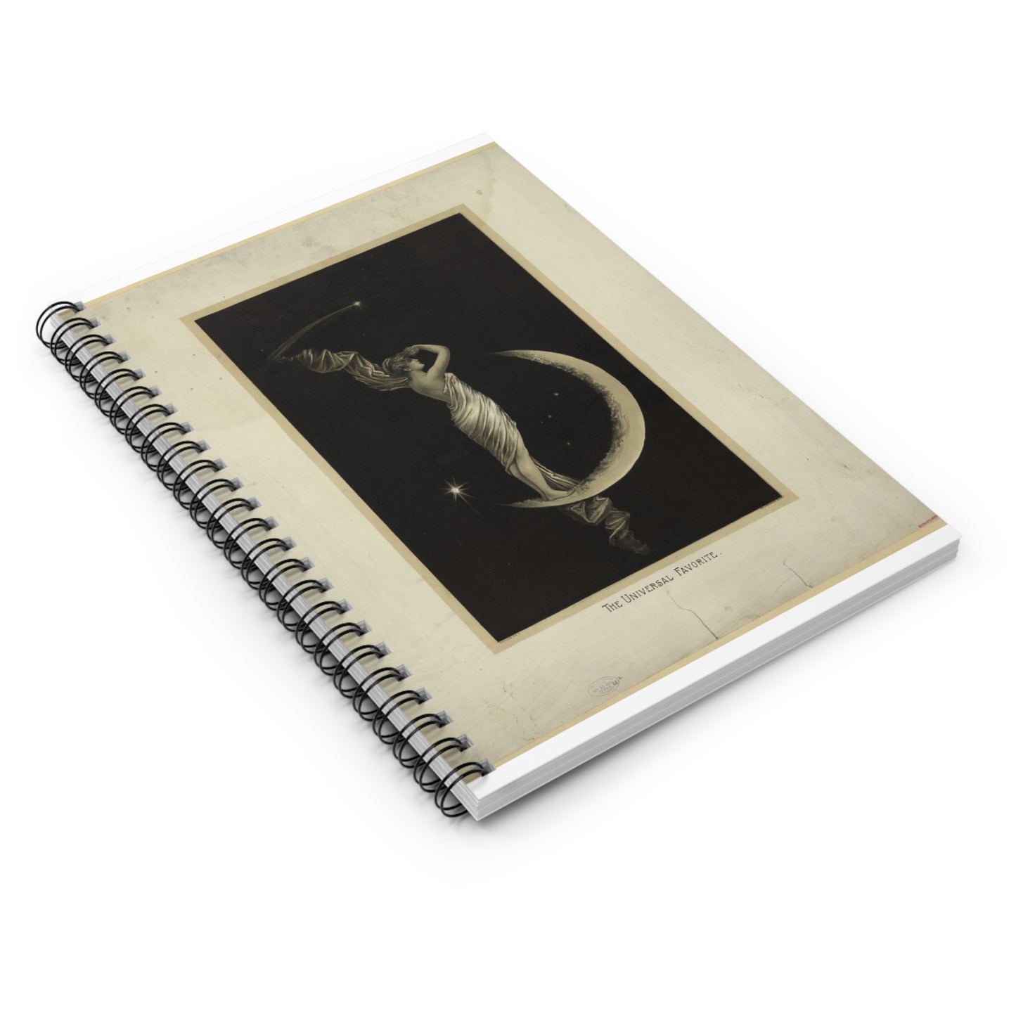 The universal favorite - Print, Library of Congress collection Spiral Bound Ruled Notebook with Printed Cover