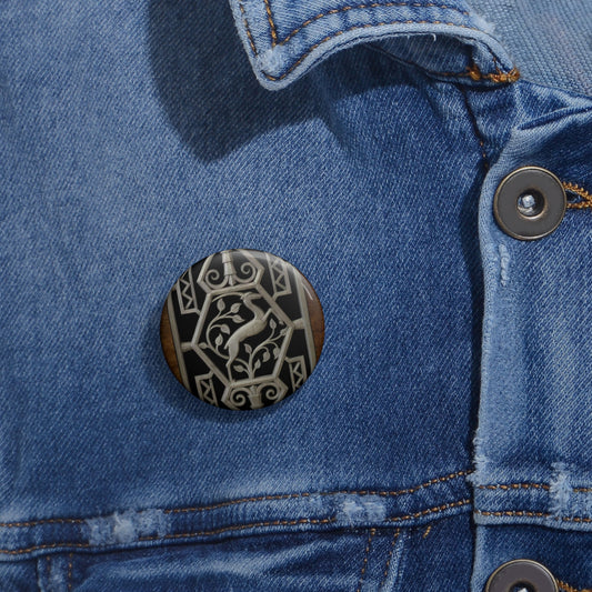 Courtroom detail, James T. Foley U.S. Post Office and Courthouse, Albany, New York Pin Buttons with Crisp Design