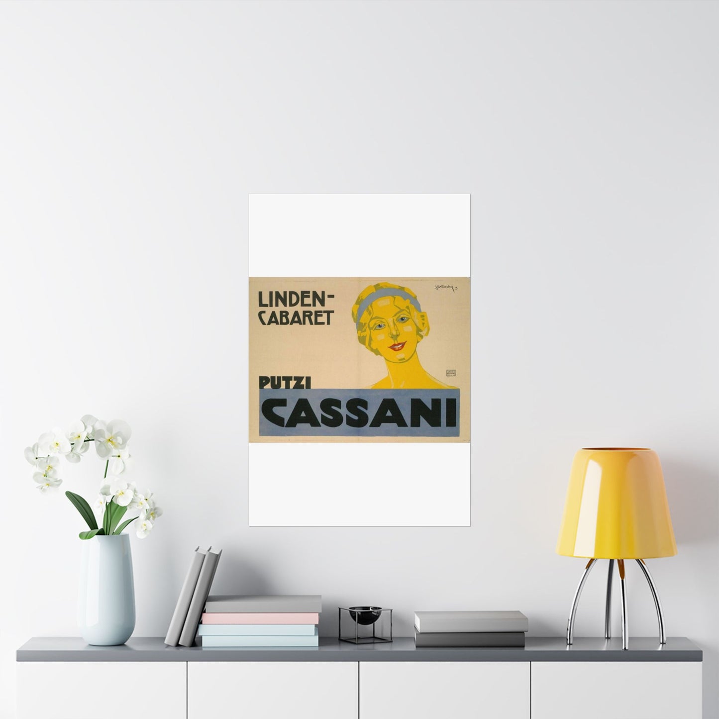 Putzi Cassani - Linden-Cabaret - Jo Steiner, 1913 High Quality Matte Wall Art Poster for Home, Office, Classroom