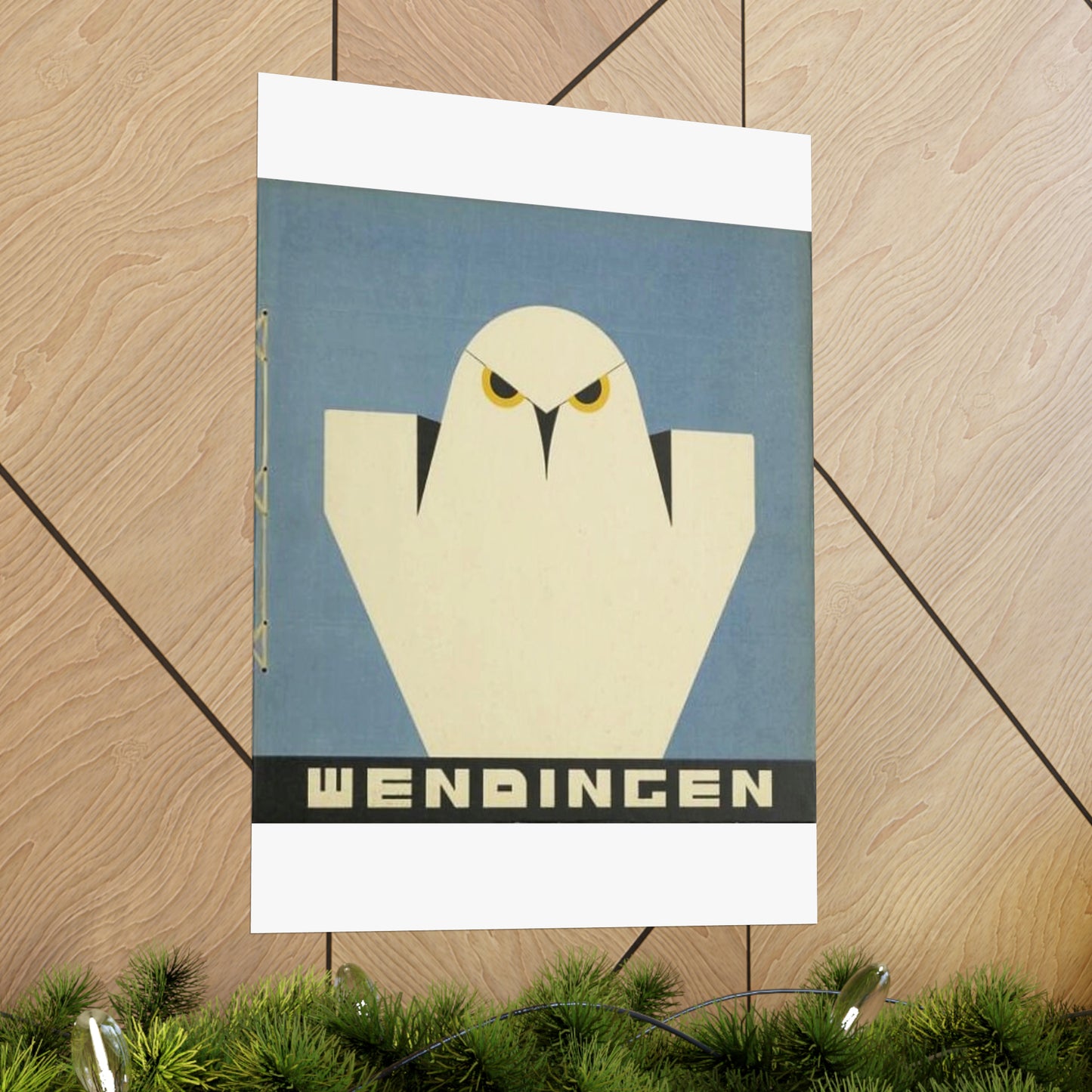 Wendingen Series 12 No. 01 - Art Deco public domain image High Quality Matte Wall Art Poster for Home, Office, Classroom