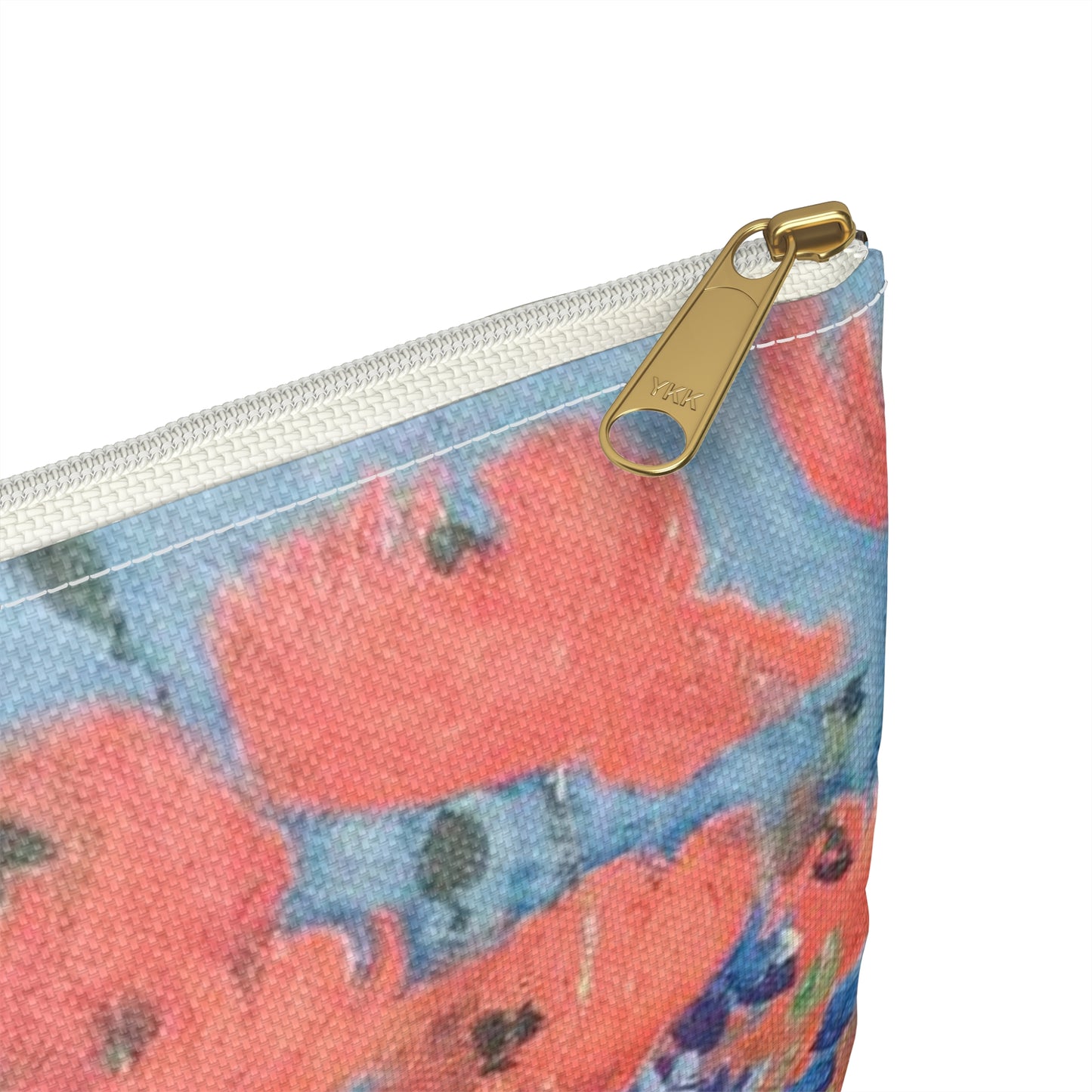 Still life of flowers by Vincent van Gogh - My Dream Large Organizer Pouch with Black Zipper