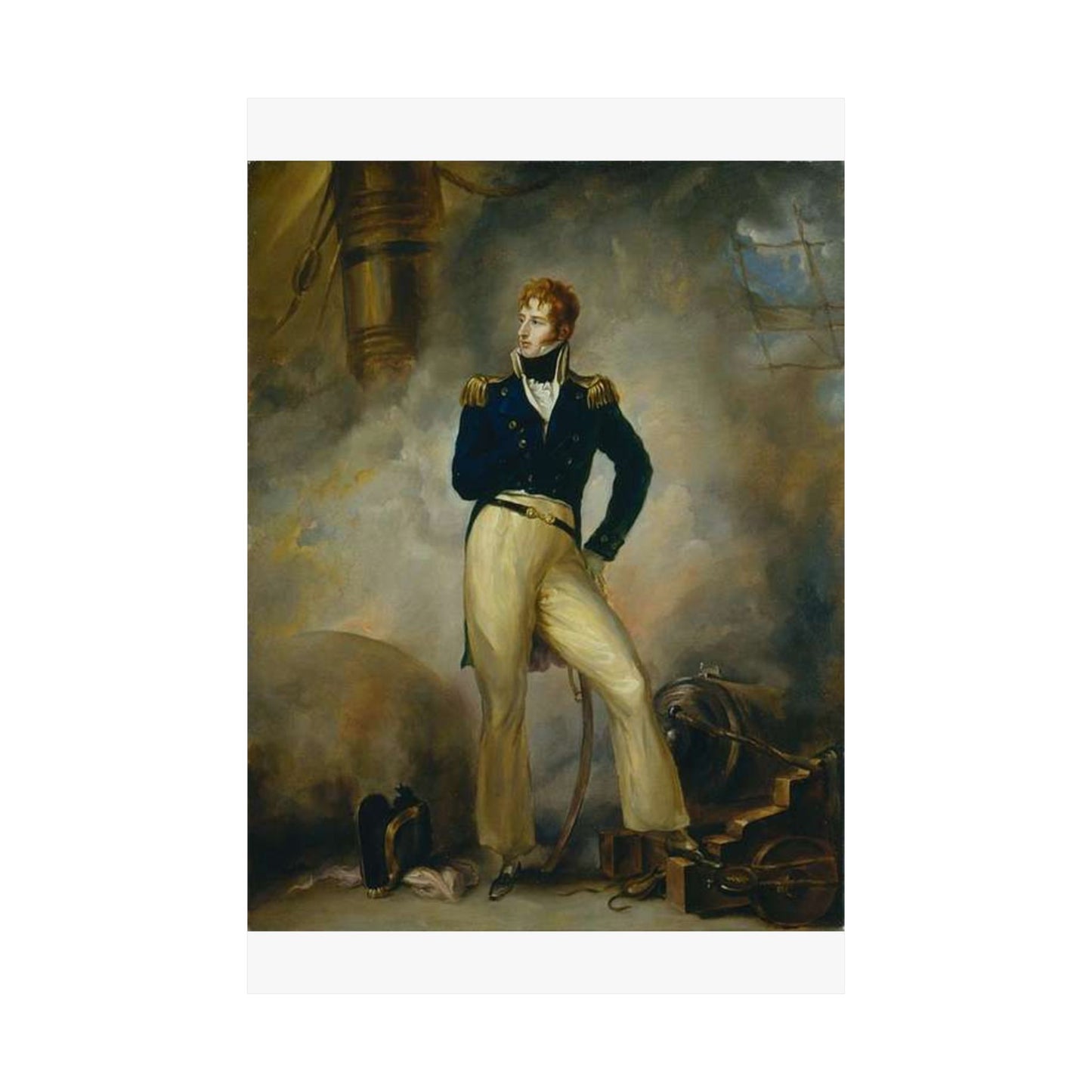 Lord Cochrane 1807 - Public domain  painting High Quality Matte Wall Art Poster for Home, Office, Classroom