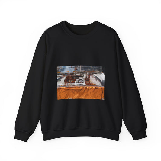 S125E009881 - STS-125 - STS-125 MS5 Feustel during EVA5 Black Heavy Blend Adult Crew Neck SweatShirt