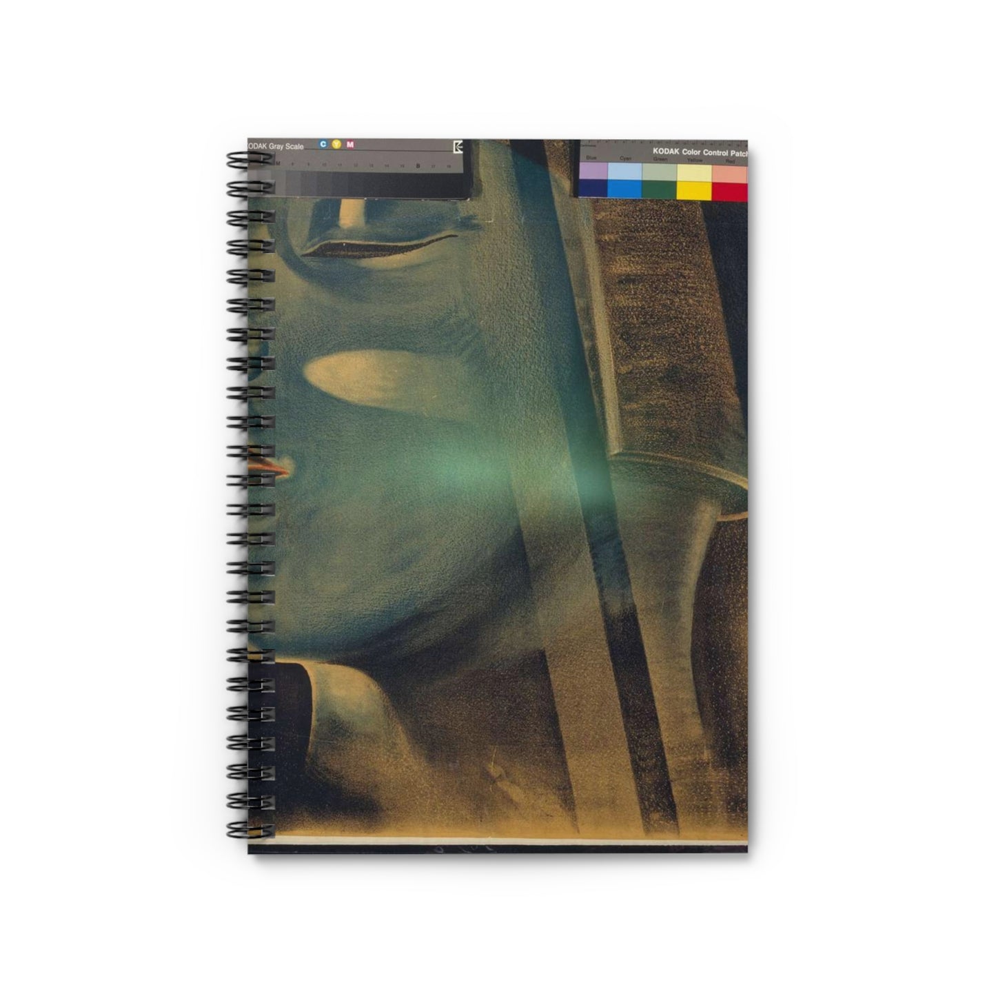 [Metropolis] / Klebrand., Art Deco Poster, Movie Poster Spiral Bound Ruled Notebook with Printed Cover