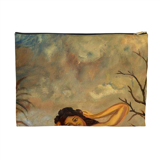 Portrait of Rose Marie 1975.113 1a Large Organizer Pouch with Black Zipper