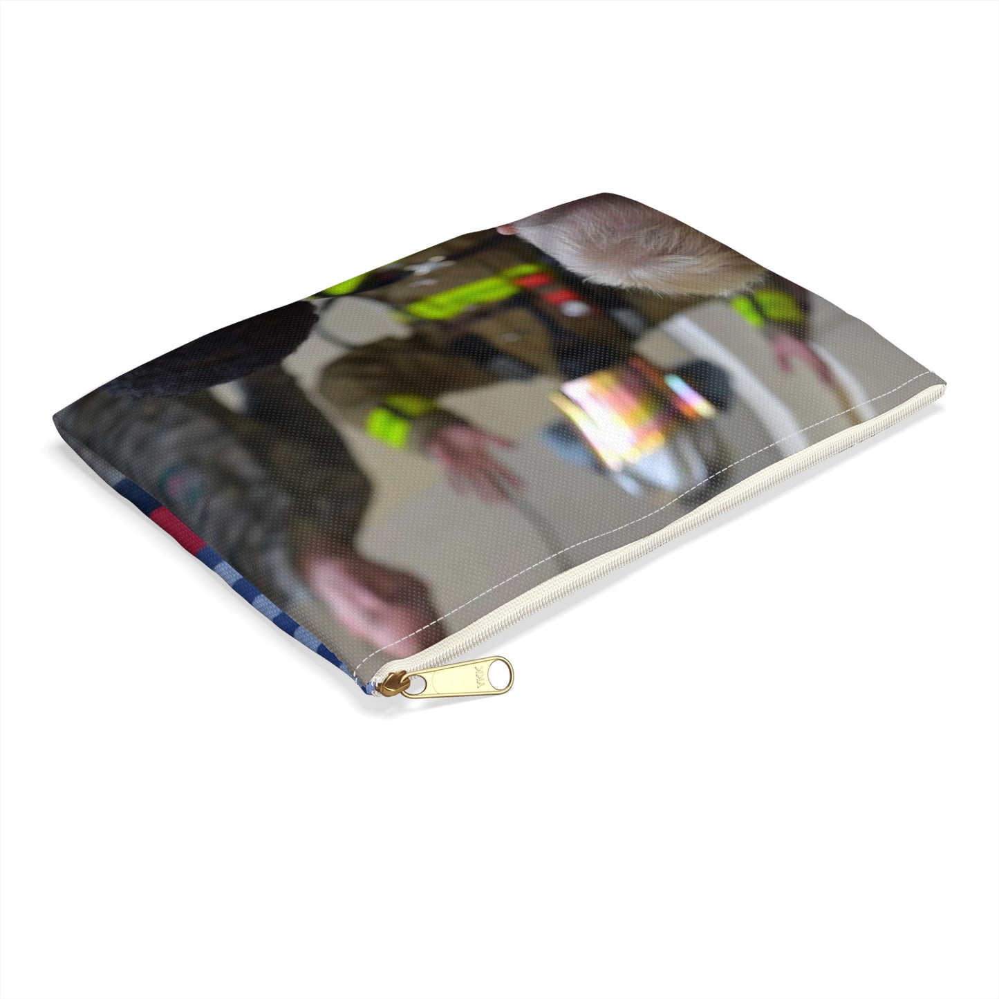Students from Samuel P. Langley Elementary School, Large Organizer Pouch with Black Zipper