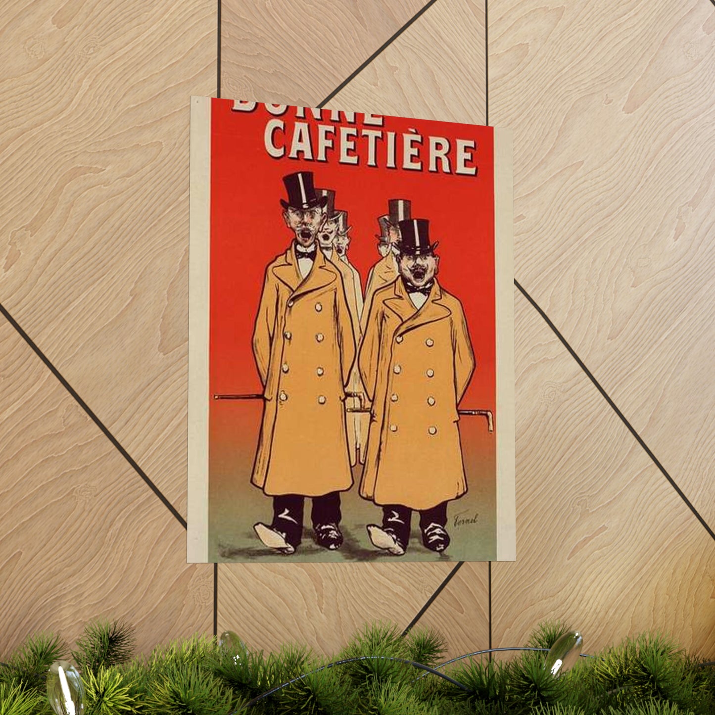 Affiche pour la "Chicorée Bonne Cafetière". High Quality Matte Wall Art Poster for Home, Office, Classroom