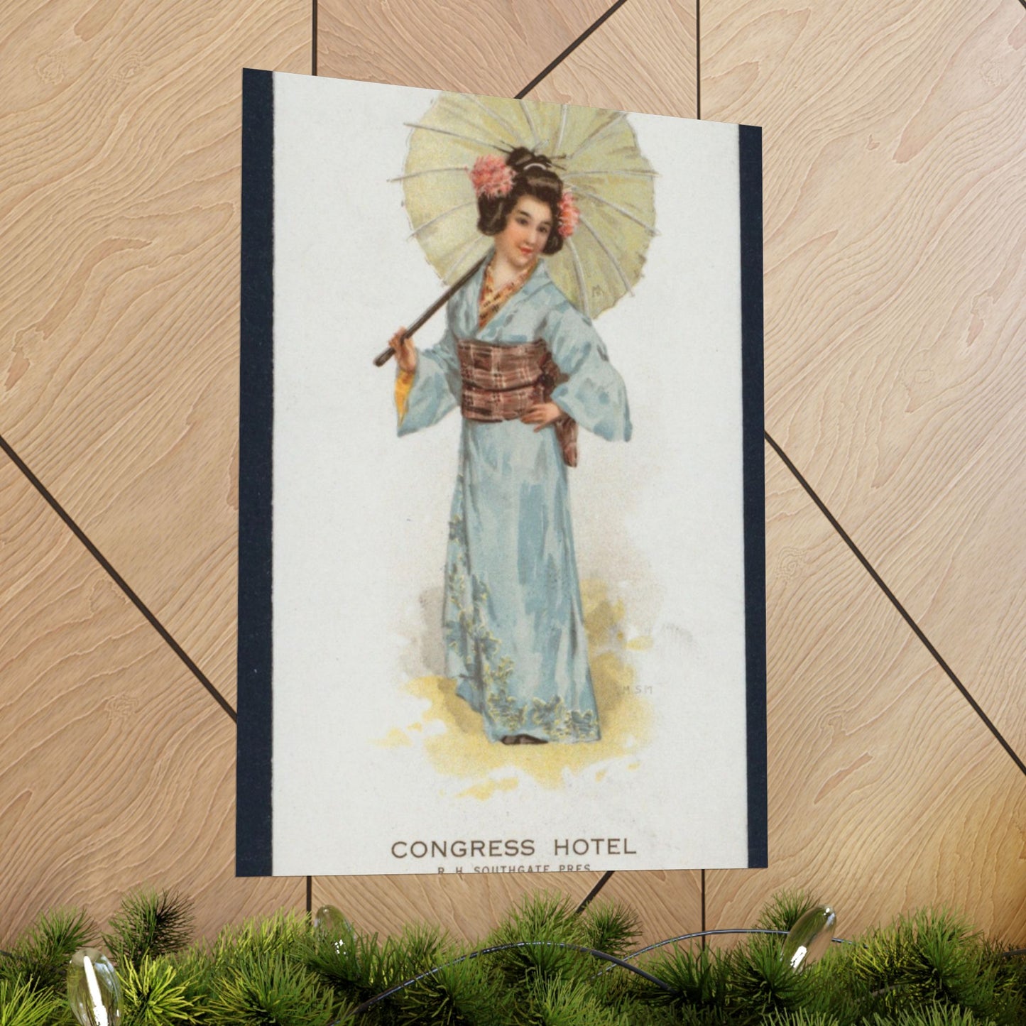 TEA [held by] JAPANESE TEA ROOM [at] "CONGRESS HOTEL, CHICAGO IL" (REST;) High Quality Matte Wall Art Poster for Home, Office, Classroom