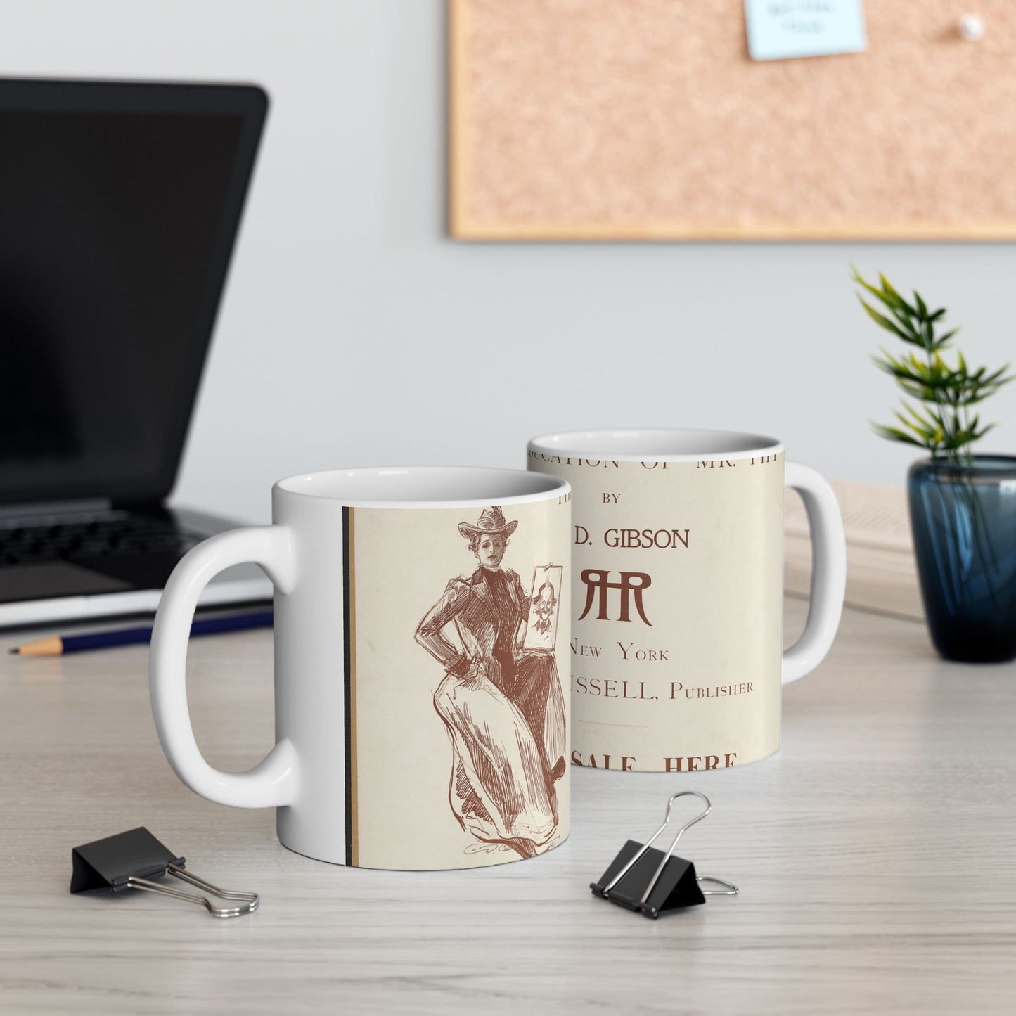 The education of Mr. Pipp by C. D. Gibson Beautiful Novelty Ceramic Coffee Mug 11oz