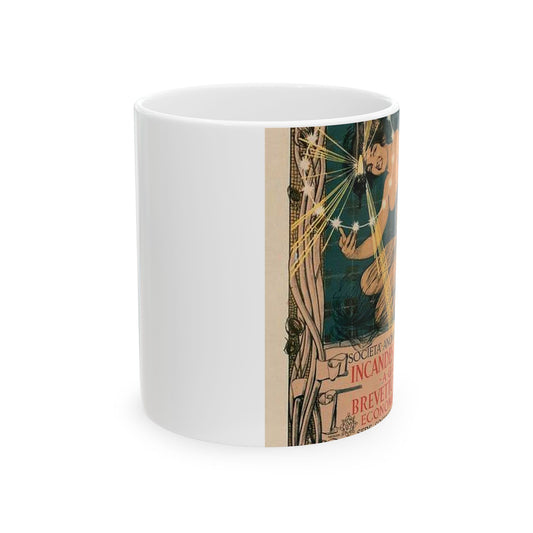 Affiche italienne pour l' "Incandescence par le Gaz, Système Auer" Beautiful Novelty Ceramic Coffee Mug 11oz