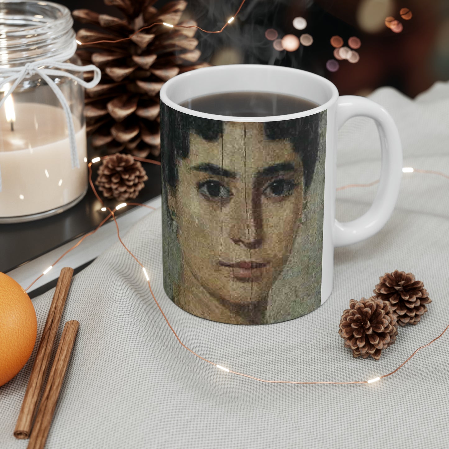 Fayum portrait BM EA 65346 (detail) Beautiful Novelty Ceramic Coffee Mug 11oz