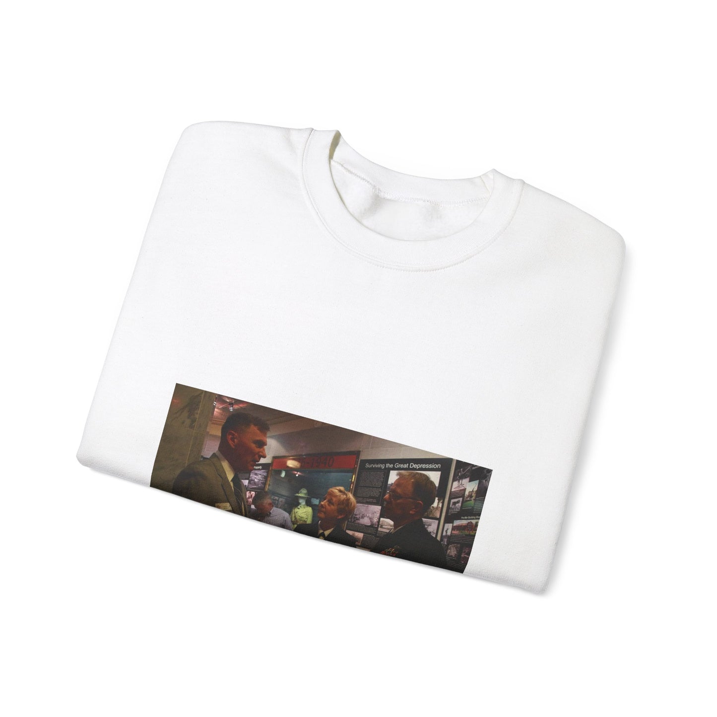 Guests of U.S. Marine Brig. Gen. Terry V. Williams, White Heavy Blend Adult Crew Neck SweatShirt