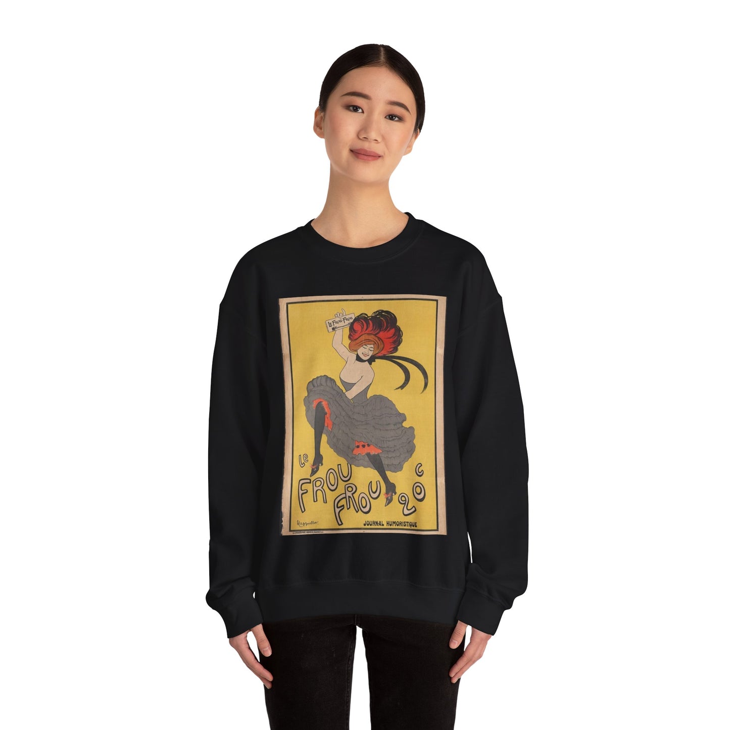 Le Frou Frou 20', journal humoristique / L Capiello. Black Heavy Blend Adult Crew Neck SweatShirt