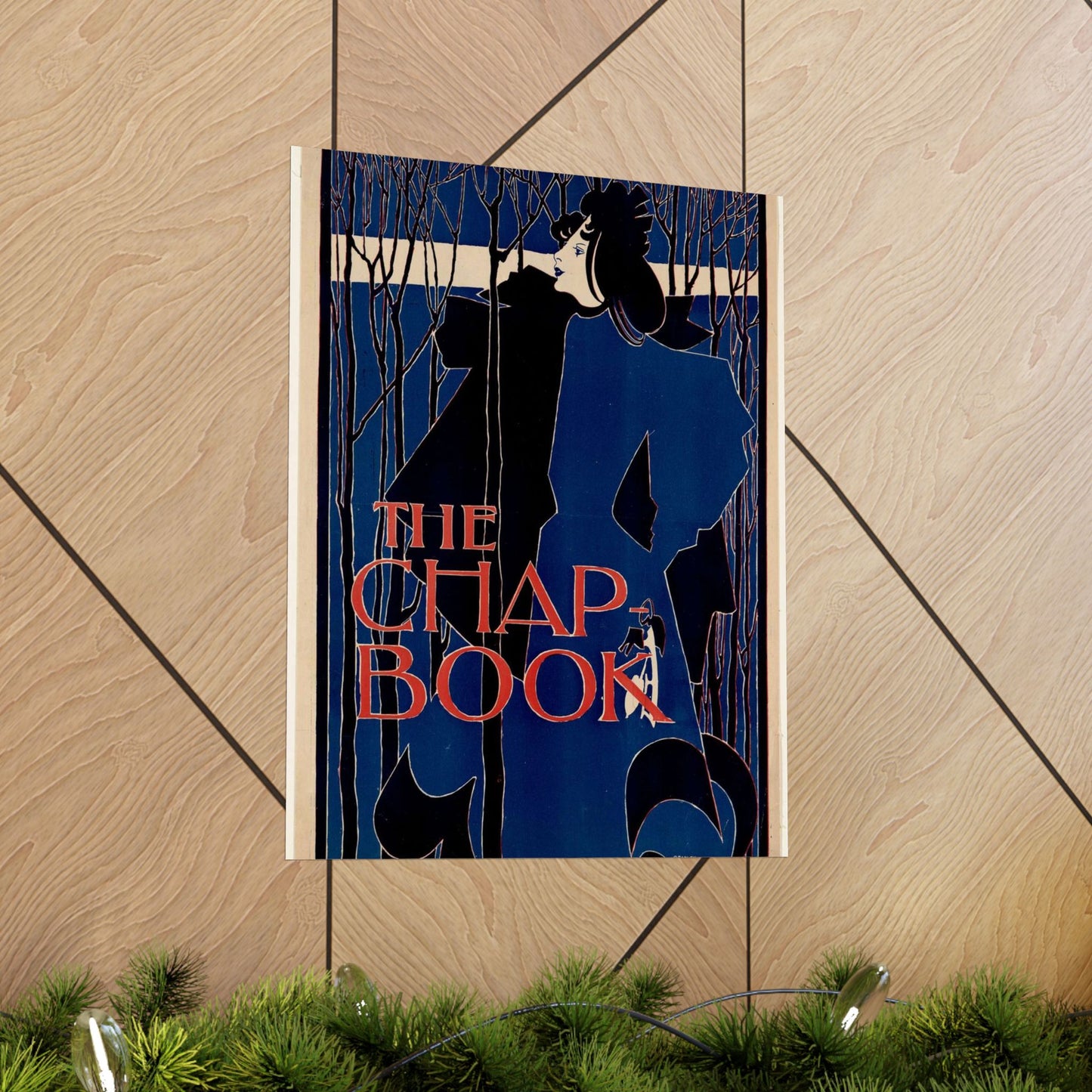 Will Bradley - The chap-book - Art nouveau public domain poster High Quality Matte Wall Art Poster for Home, Office, Classroom