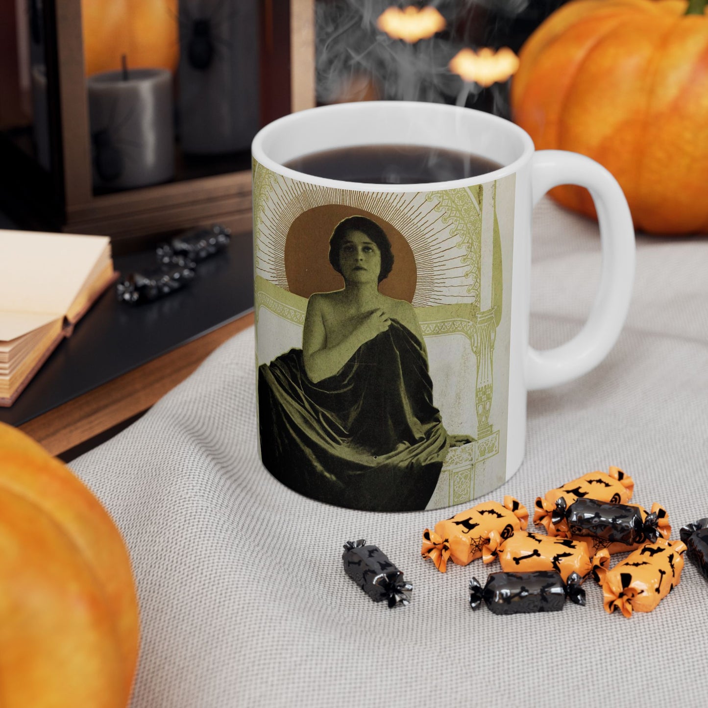 Clara Kimball Young adv 1917 3 - Public domain portrait print Beautiful Novelty Ceramic Coffee Mug 11oz