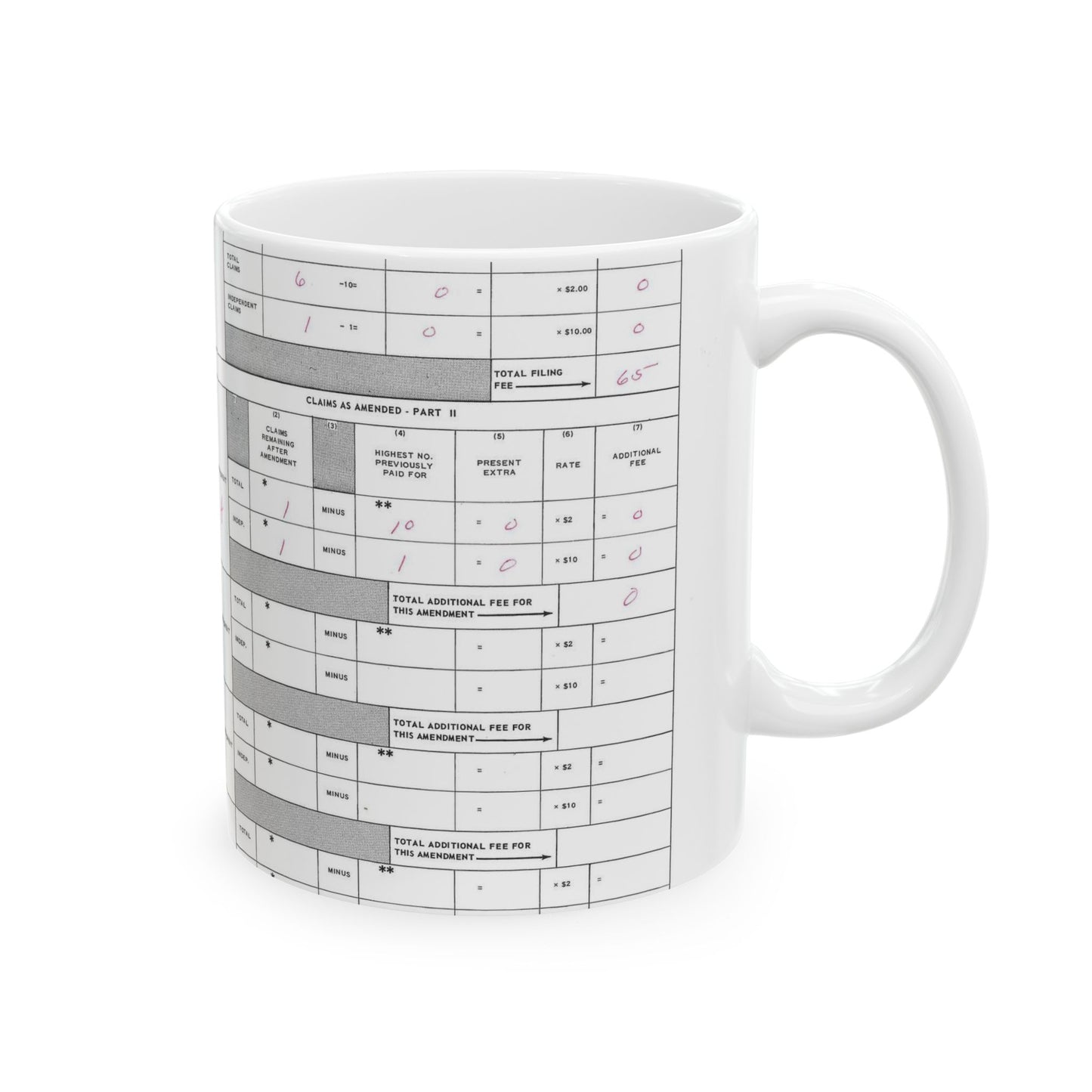 Patent Case File No. 3,381,385, Universal Joint Gauge, Inventor- Donald F. Wilber. - DPLA - d206fbfd9c5eea8802a5533c46232f2b (page 40) Beautiful Novelty Ceramic Coffee Mug 11oz