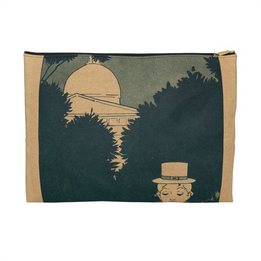 The best guide to Boston. Boston illustrated, for sale here. Large Organizer Pouch with Black Zipper