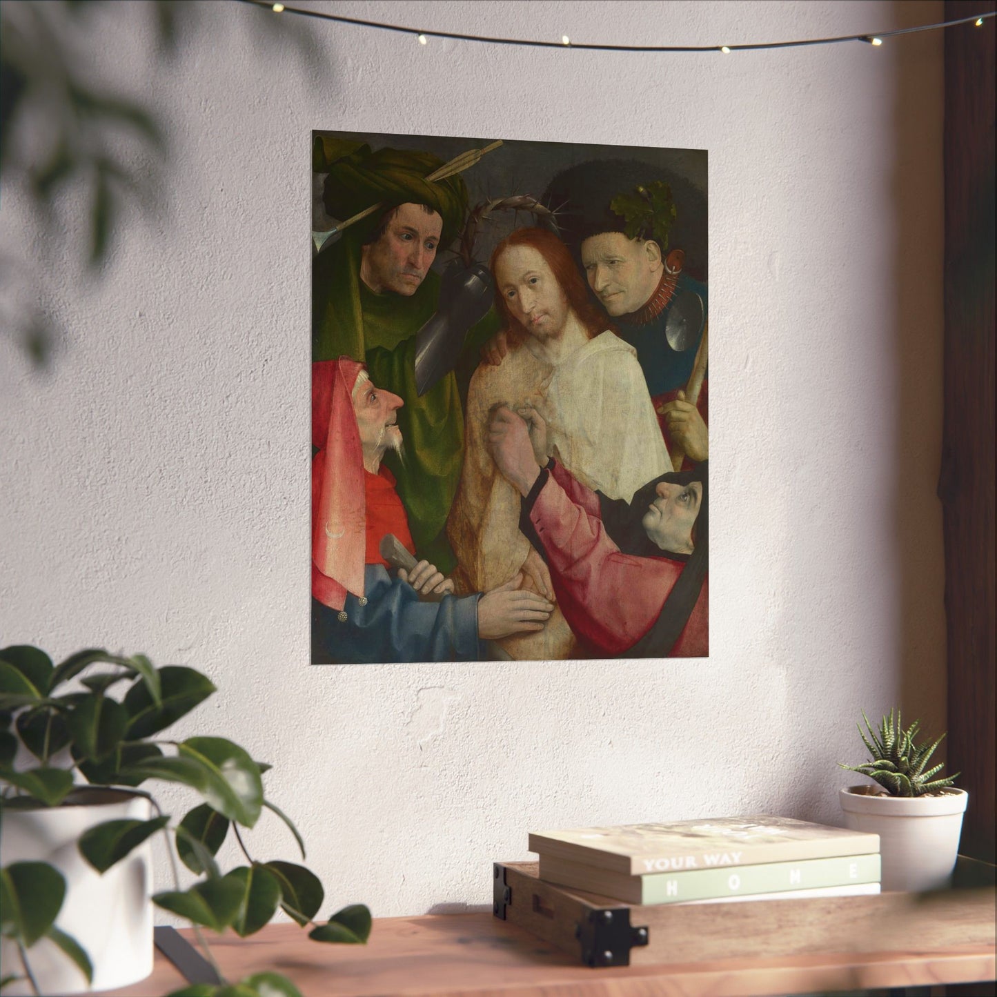 Hieronymus Bosch - Christ Mocked (The Crowning with Thorns) - Google Art Project High Quality Matte Wall Art Poster for Home, Office, Classroom