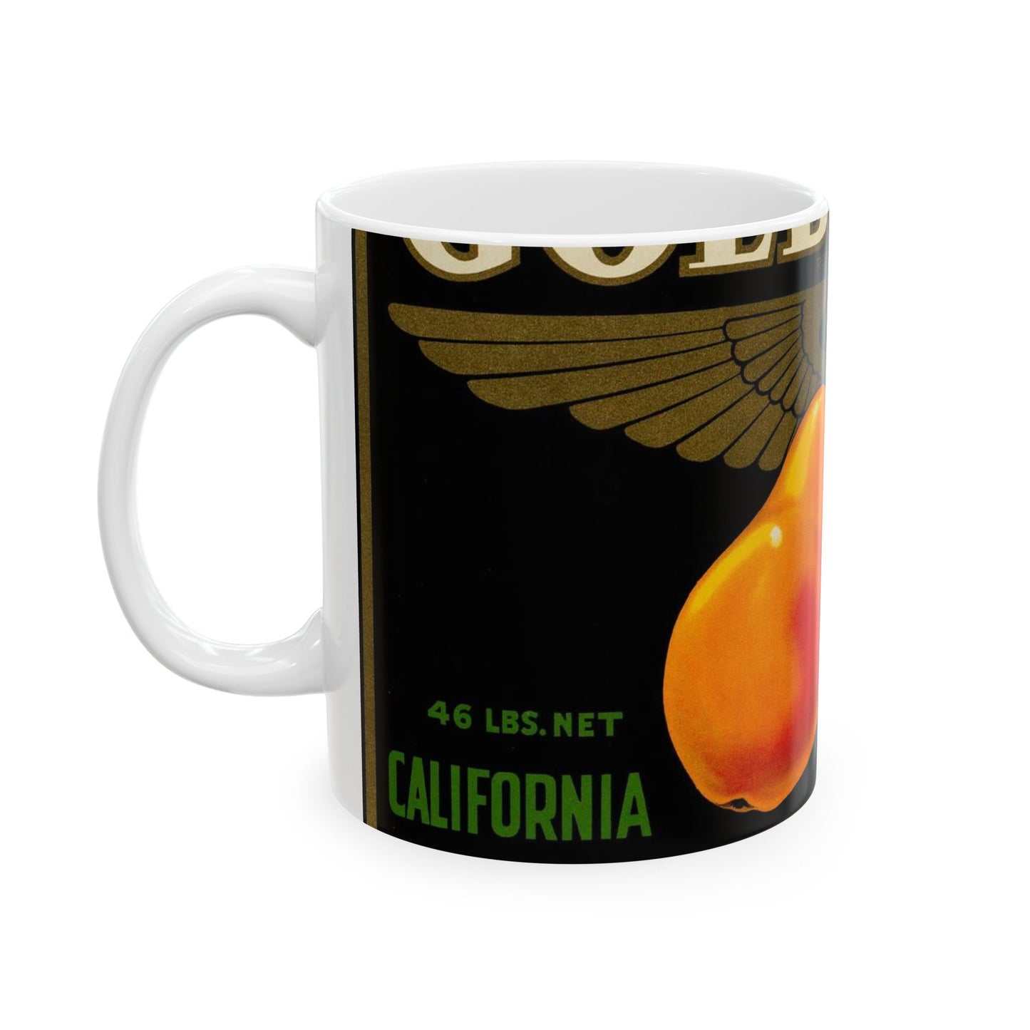 Gold Wing: Bartletts, California, Coops Bros., Sonoma, California, U.S.A. Beautiful Novelty Ceramic Coffee Mug 11oz