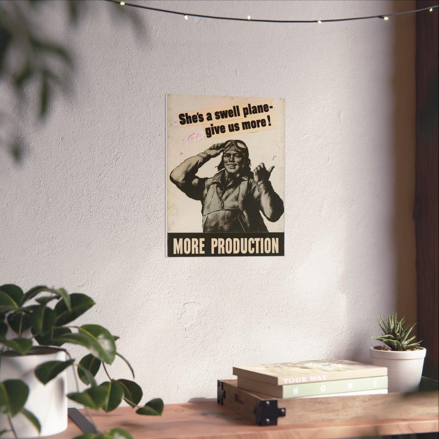 She's a swell plane - give us more!  MORE PRODUCTION [Riggs] High Quality Matte Wall Art Poster for Home, Office, Classroom