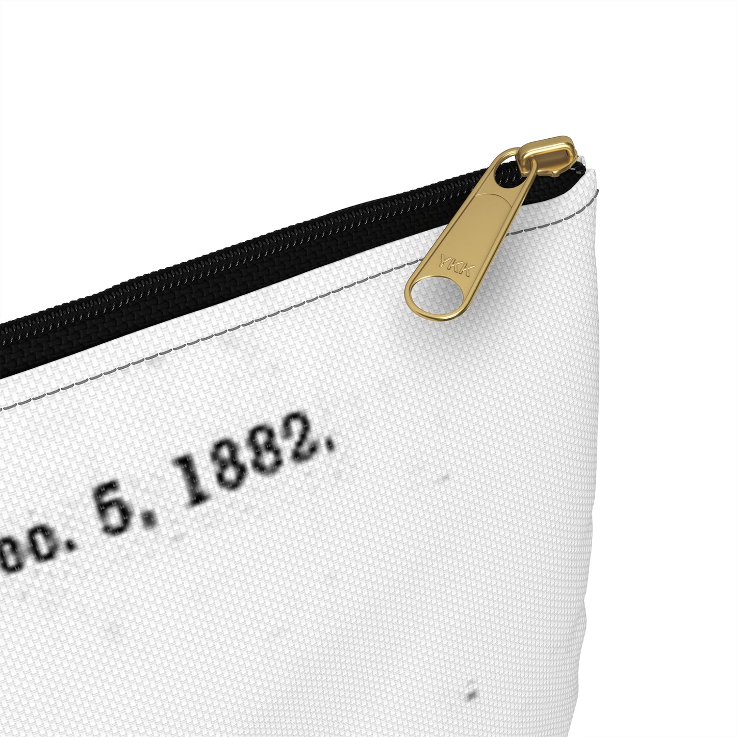 Patent Drawing of Engine - Lucy-USpatent268503 1882 Public domain  image Large Organizer Pouch with Black Zipper