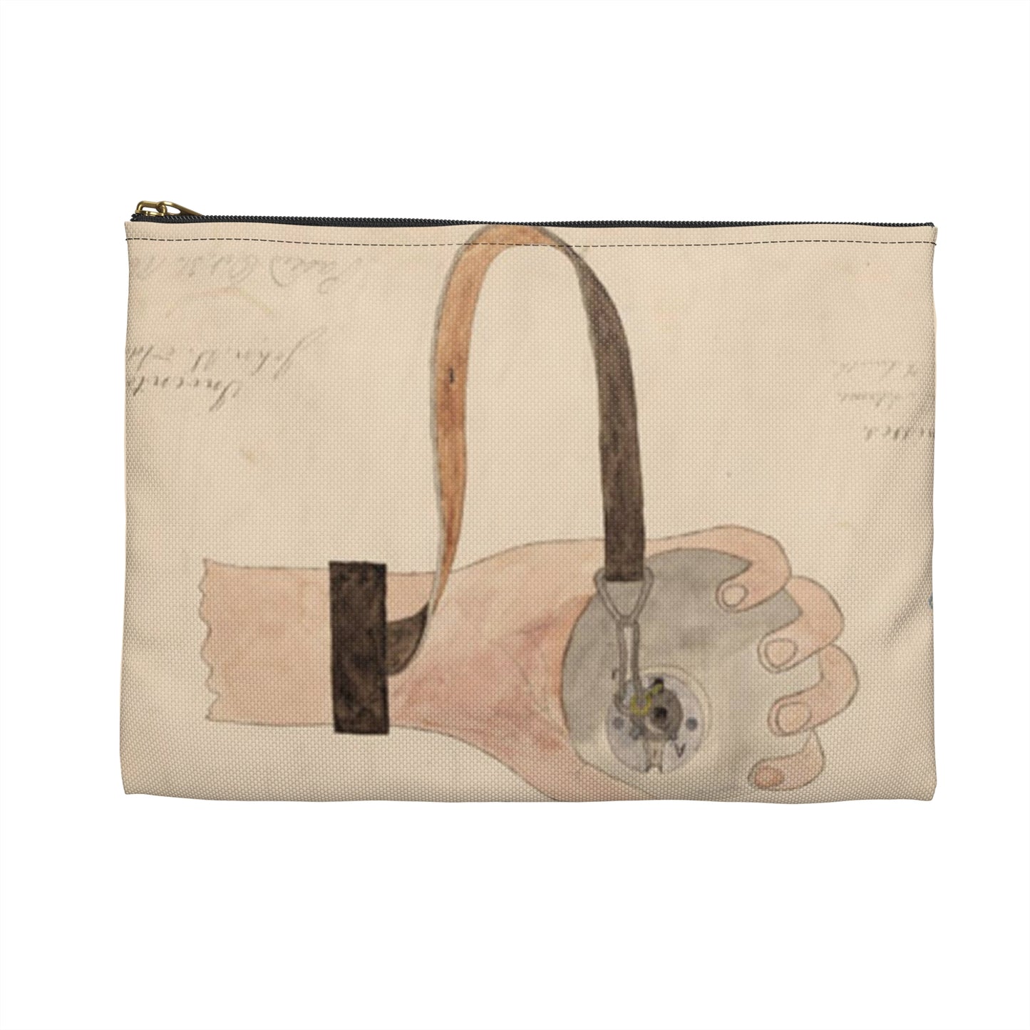 Patent drawing - Drawing of Improved Hand Grenade Public domain  image Large Organizer Pouch with Black Zipper