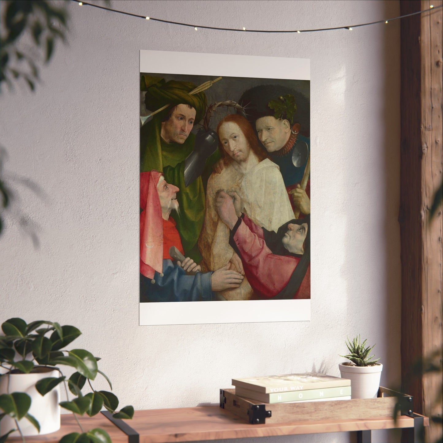 Hieronymus Bosch - Christ Mocked (The Crowning with Thorns) - Google Art Project High Quality Matte Wall Art Poster for Home, Office, Classroom