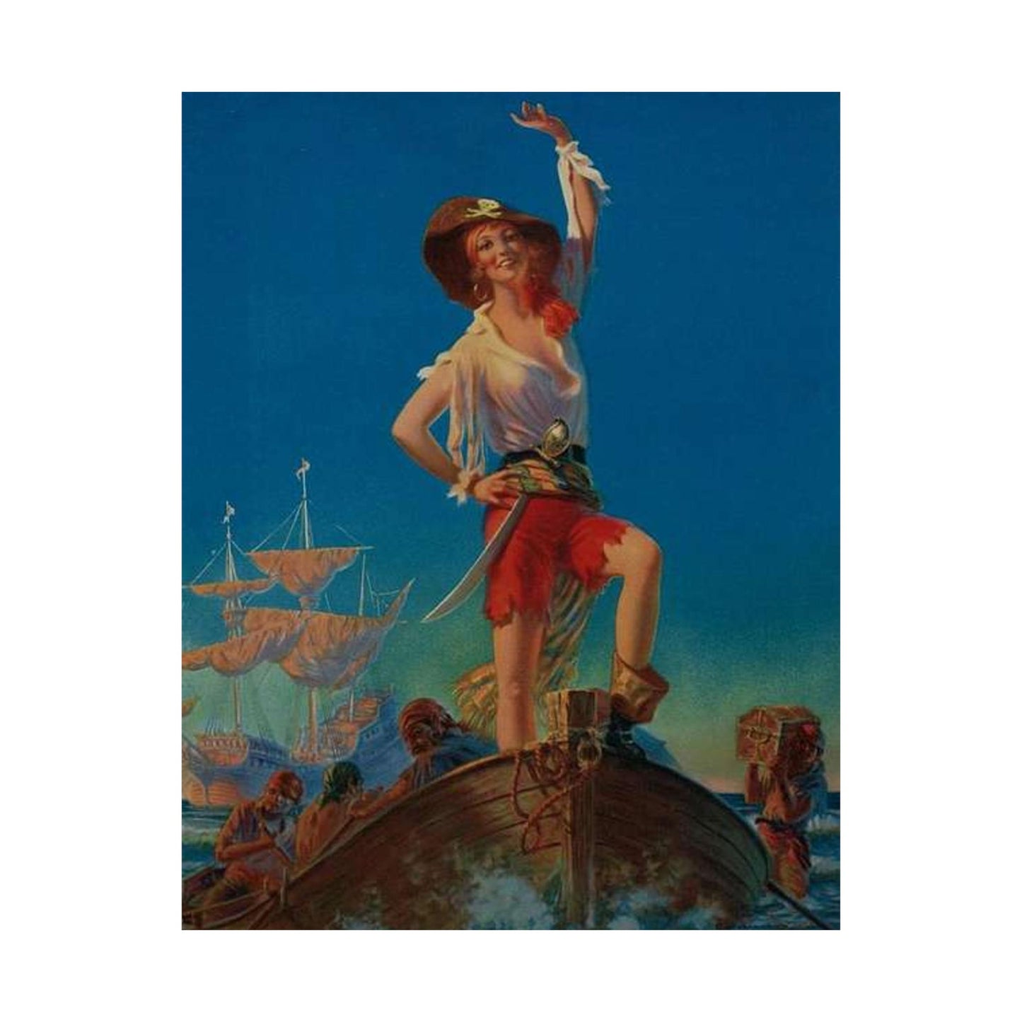 Bringing Home the Treasure by Edward Mason Eggleston High Quality Matte Wall Art Poster for Home, Office, Classroom