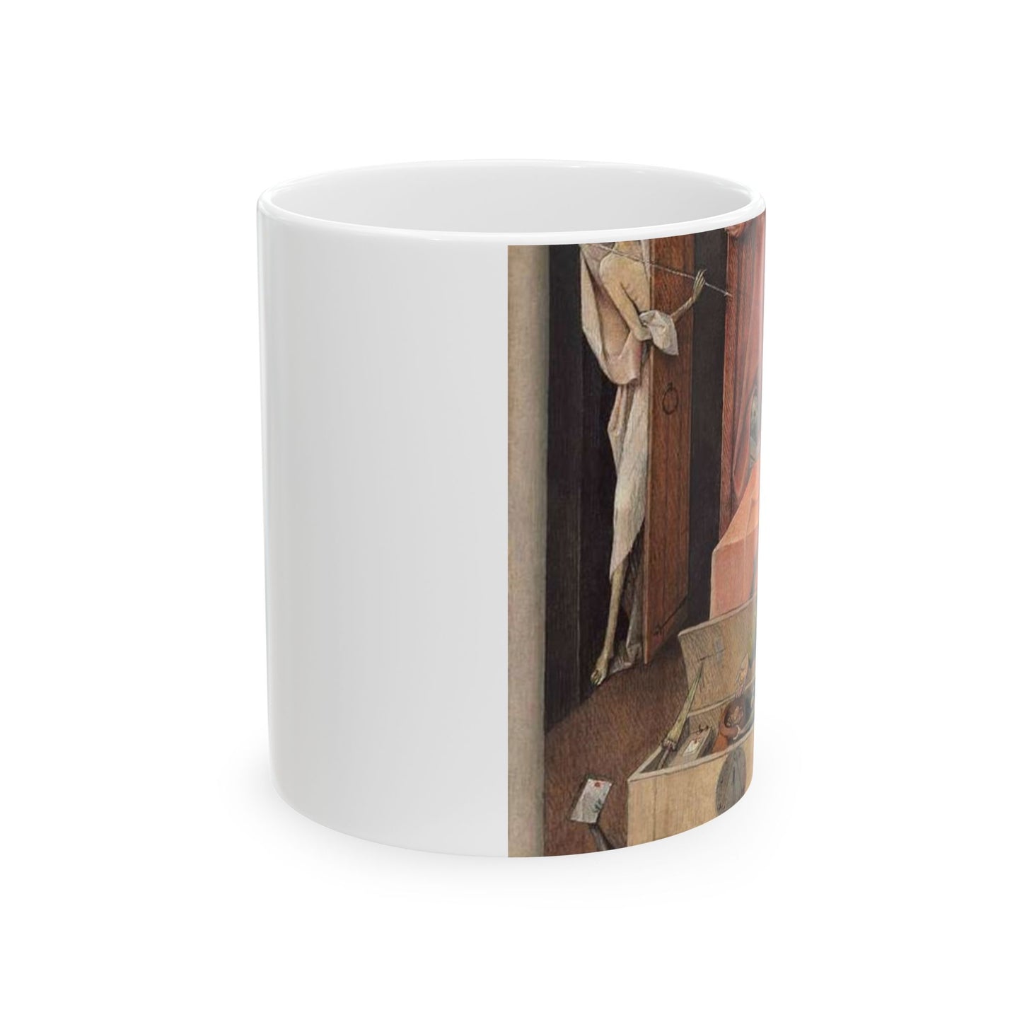 Jheronimus Bosch death and the miser Beautiful Novelty Ceramic Coffee Mug 11oz