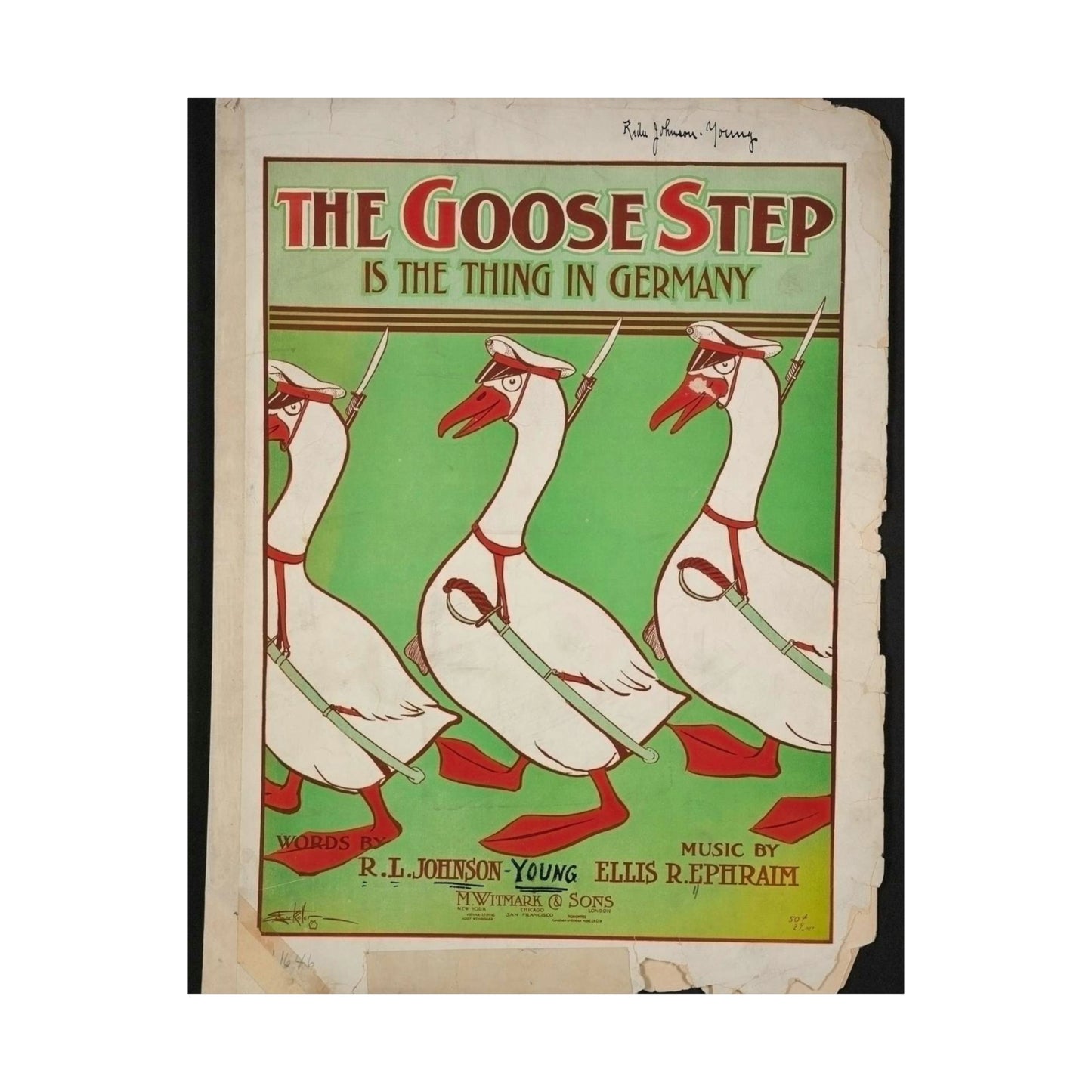 The goose step is the thing in Germany High Quality Matte Wall Art Poster for Home, Office, Classroom