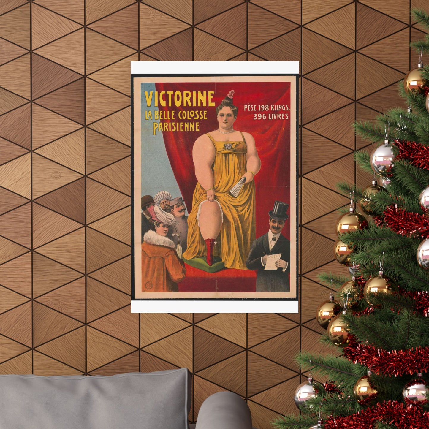 Victorine - La bele colosse Parisienne High Quality Matte Wall Art Poster for Home, Office, Classroom