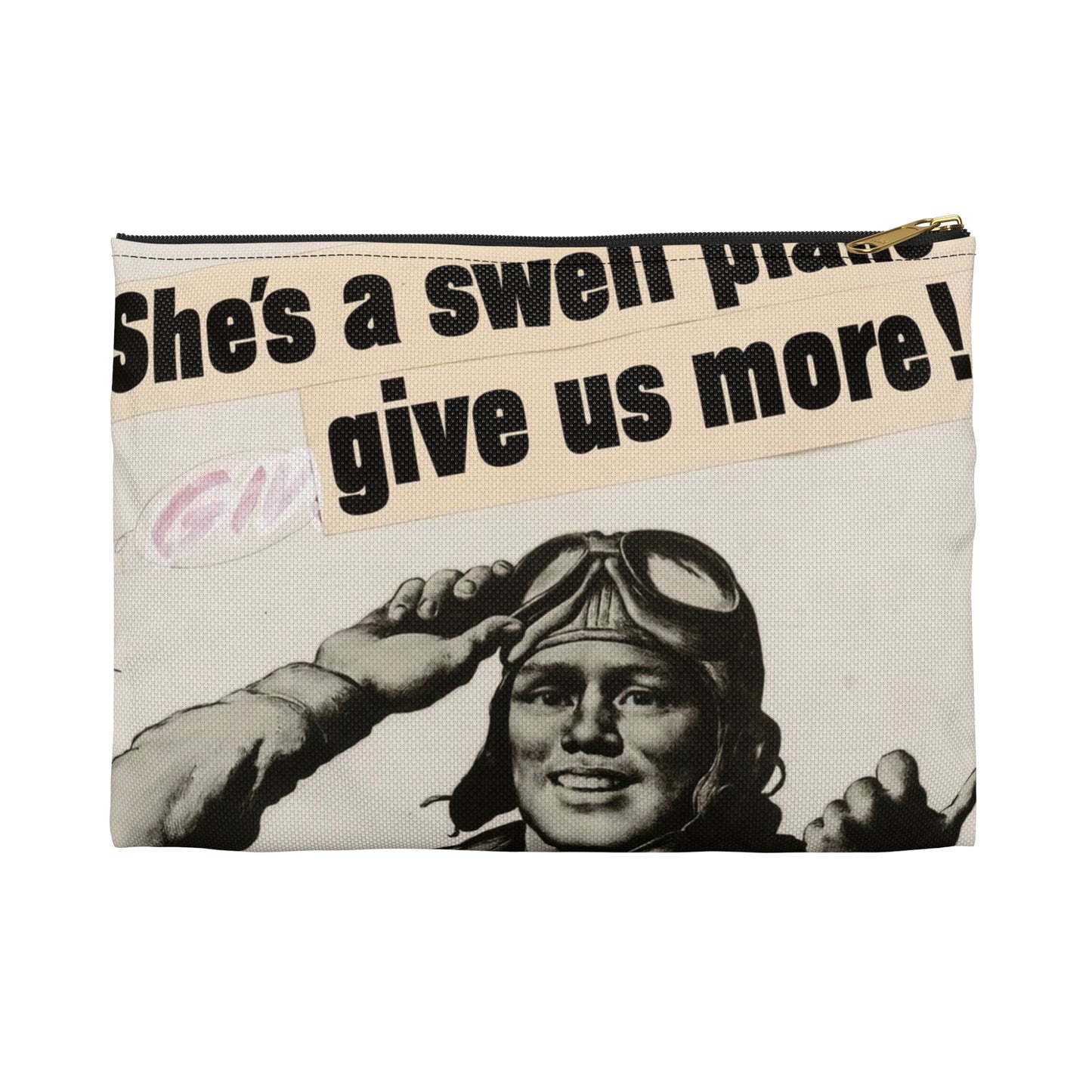 She's a swell plane - give us more!  MORE PRODUCTION [Riggs] Large Organizer Pouch with Black Zipper